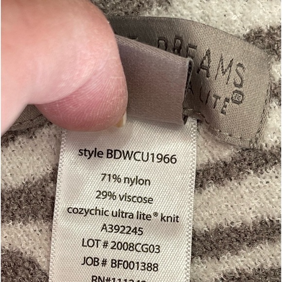 Barefoot Dreams Cozy Chic Ultra lite poncho one size asymmetrical super soft - Picture 6 of 12